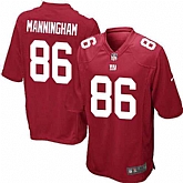 Nike Men & Women & Youth Giants #86 Manningham Red Team Color Game Jersey,baseball caps,new era cap wholesale,wholesale hats